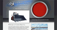 Desktop Screenshot of crownpaintok.com