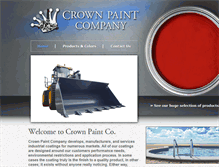 Tablet Screenshot of crownpaintok.com